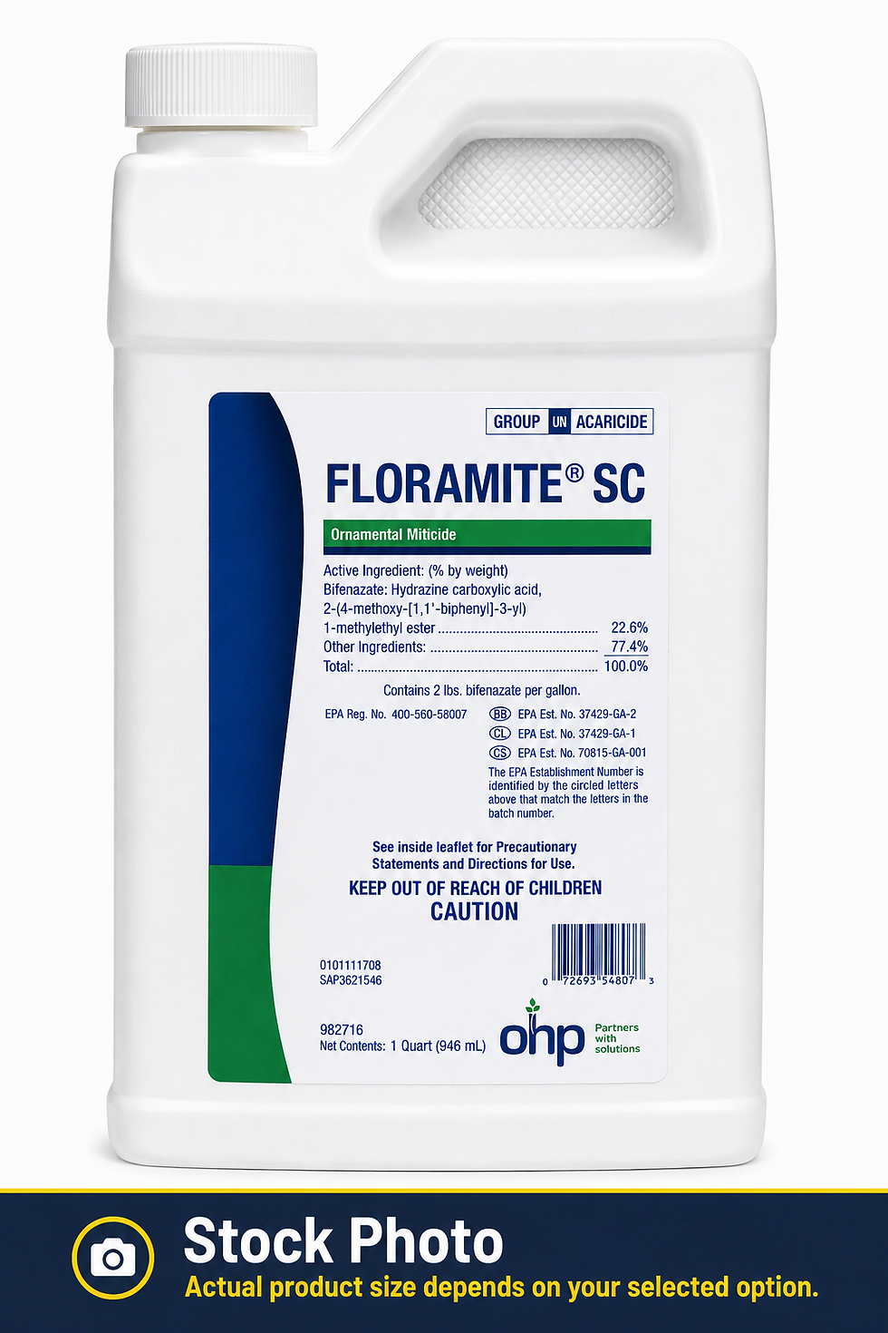 Miniaturbild: Floramite SC bifenazate miticide stock photo. Actual product size depends on your selected option.