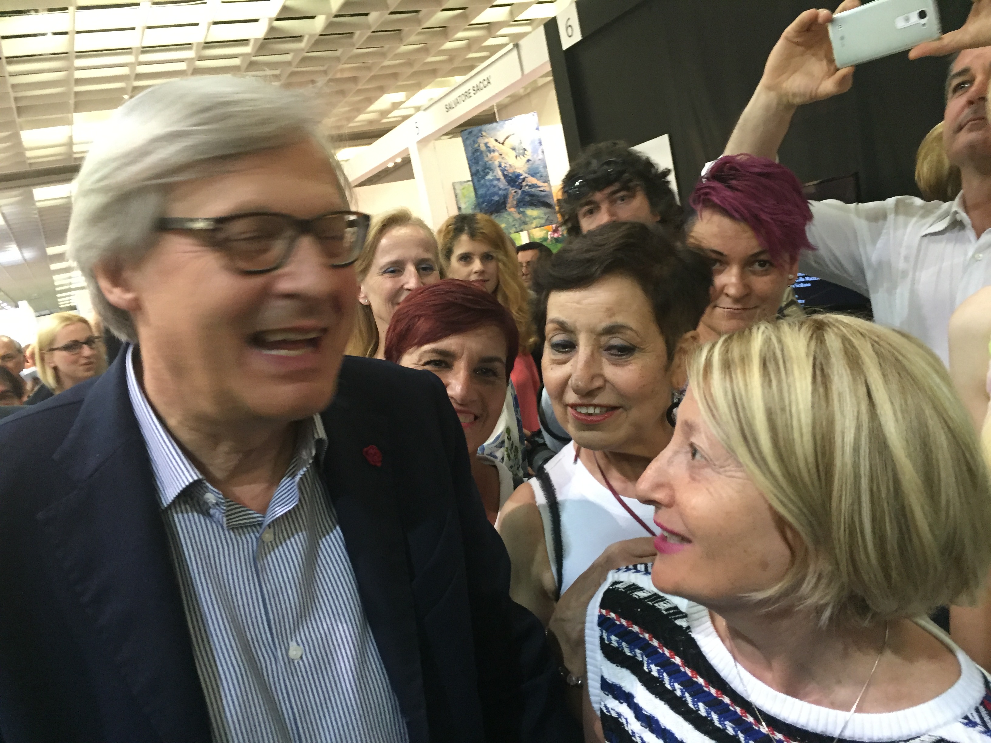 Semadar & Art Critic Vittorio Sgarbi