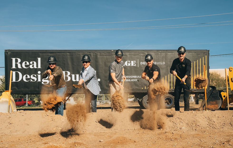 LGE Design Build Breaks Ground on Muscular Moving Men and M3 Commercial Moving & Logistics Headquarters