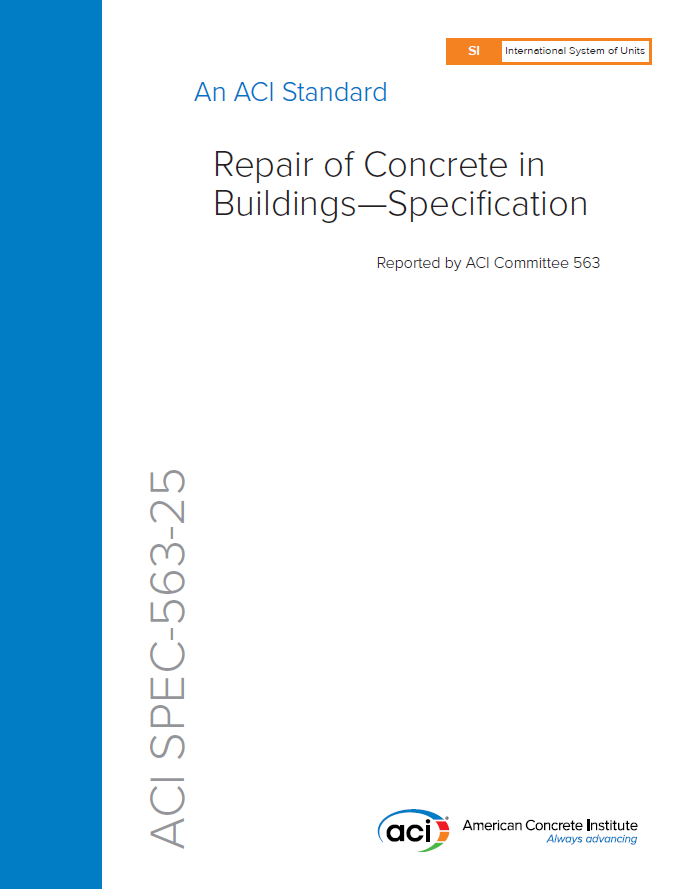 ACI Announces Availability of ACI SPEC-563-25 in International System of Units 