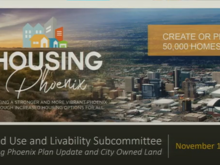 Phoenix Affordable Housing committee plans to build over 50,000 homes by 2030