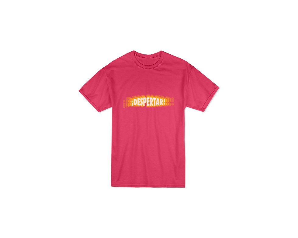 Miniatura: Camiseta con estampado "¡DESPERTAR!"