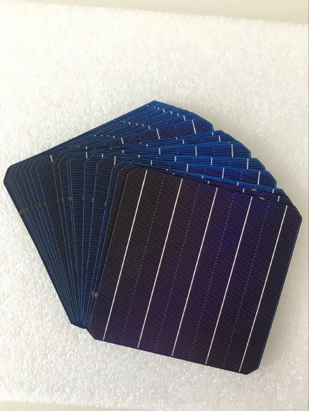 10Pcs 5W 156.75 * 156.75MM Photovoltaic Mono Solar Panel Cell 6x6