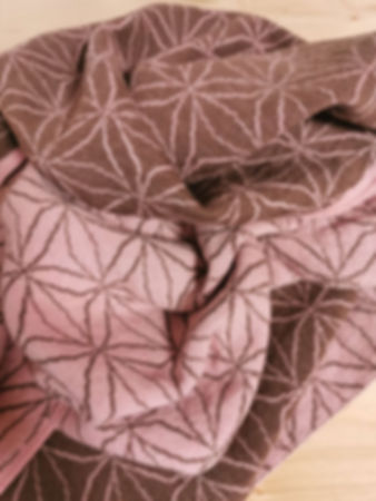 Lebensblume Babydecke