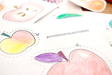 Mrs.BeAn-Basteln-Anleitung-Ausmalbild-fuer-Kinder-Apfel-Herbst-Stoffdesign-DIY-Bastelanlei