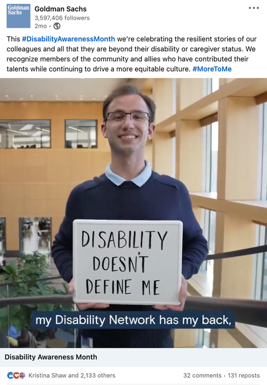 Disability Awareness Month: More to Me