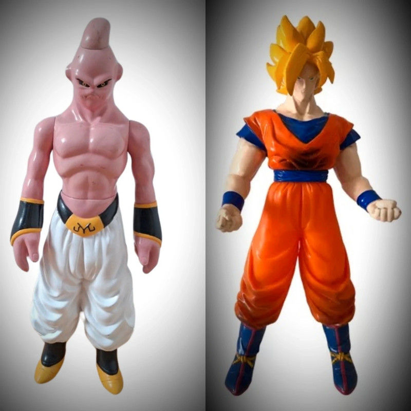 Lot de 2 figurines dragon ball z de 40 cm de 1989