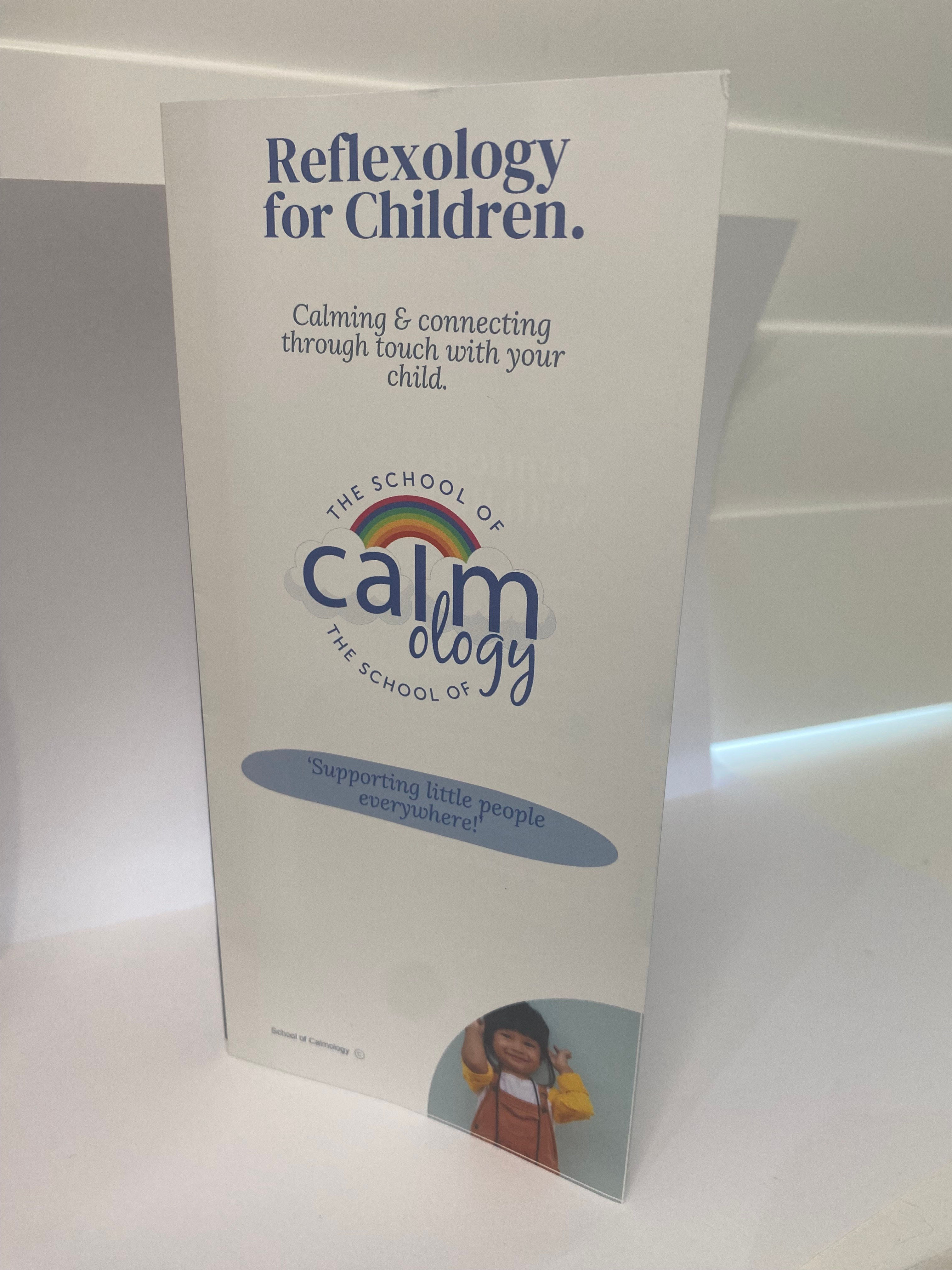 Reflexology for Children Leaflets x 50 Pack.