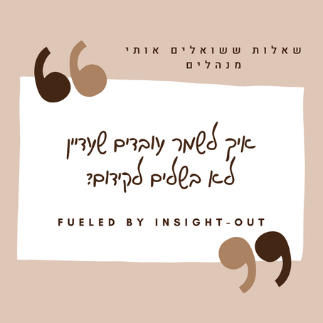 שאלות שמנהלים שואלים אותי