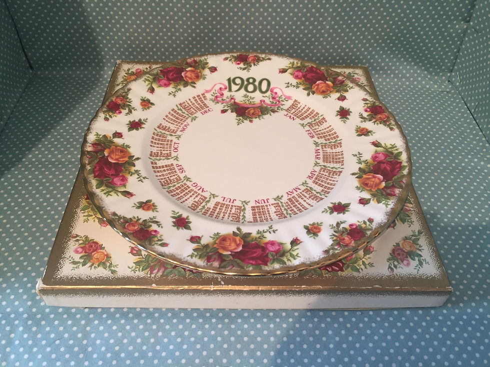Thumbnail: Royal Albert China First Ed 1980 calendar plate.
