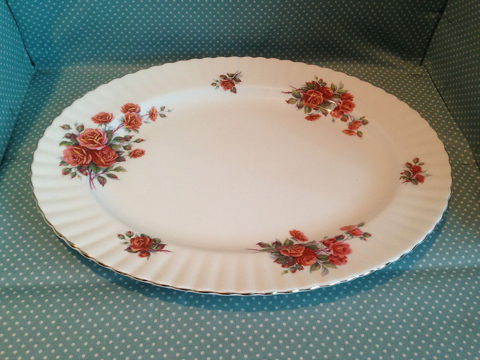 Thumbnail: Royal Albert Centennial Rose large serving platter