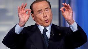 1: Italy's former Prime Minister and leader of the Forza Italia Party, Silvio Berlusconi'=