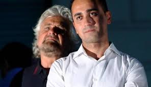 4: The comedian which founded the Five Star Movement, Beppe Grillo (Left) and the current leader Luigi Di Maio (Right)