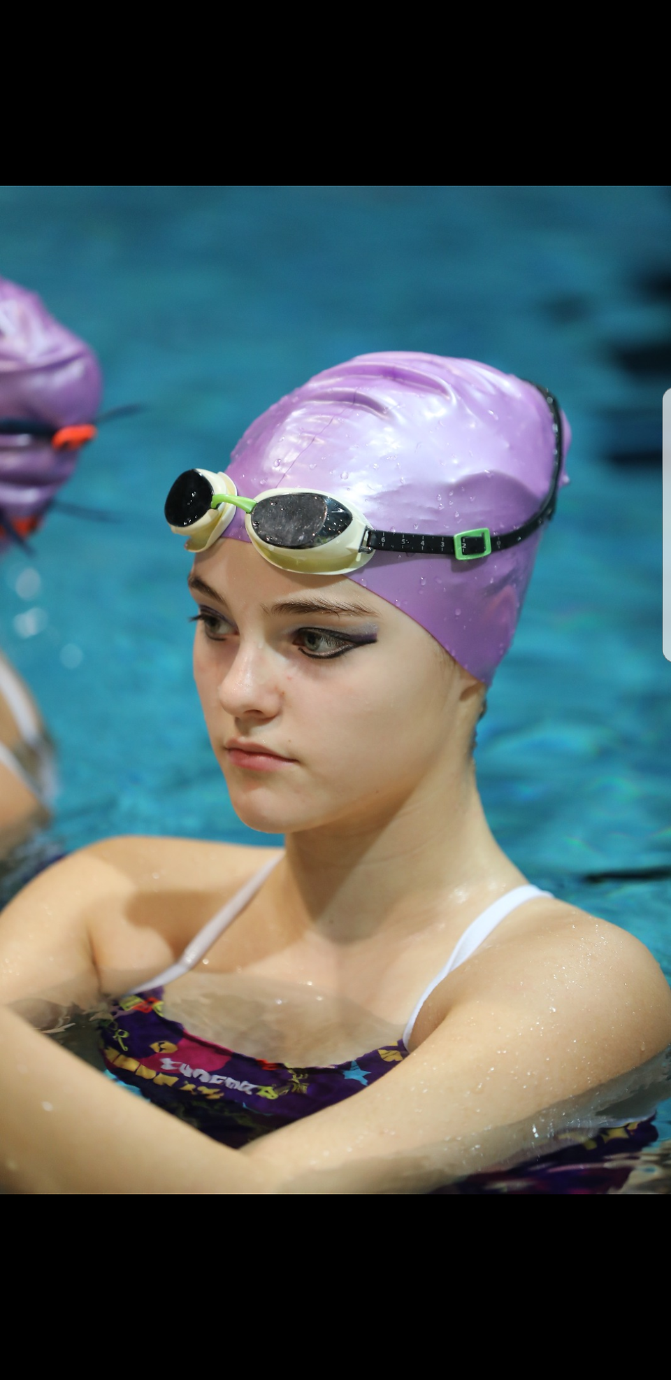 Danielle before her competition
