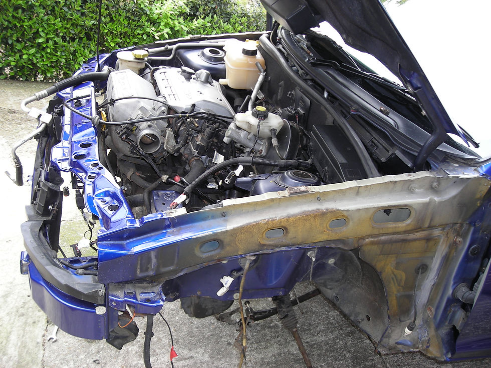 Engine goes in