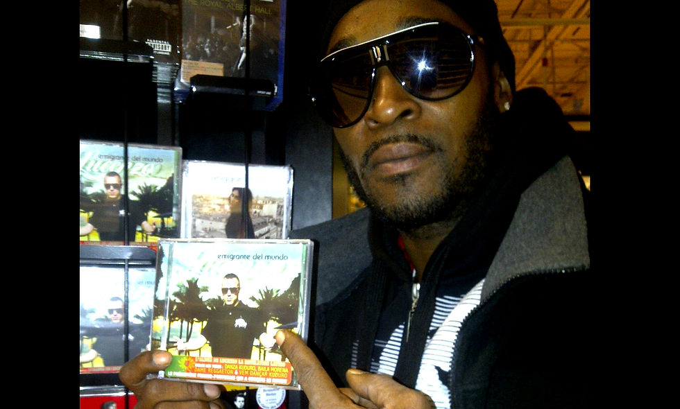 Vince en Feat sur le LP de Lucenzo