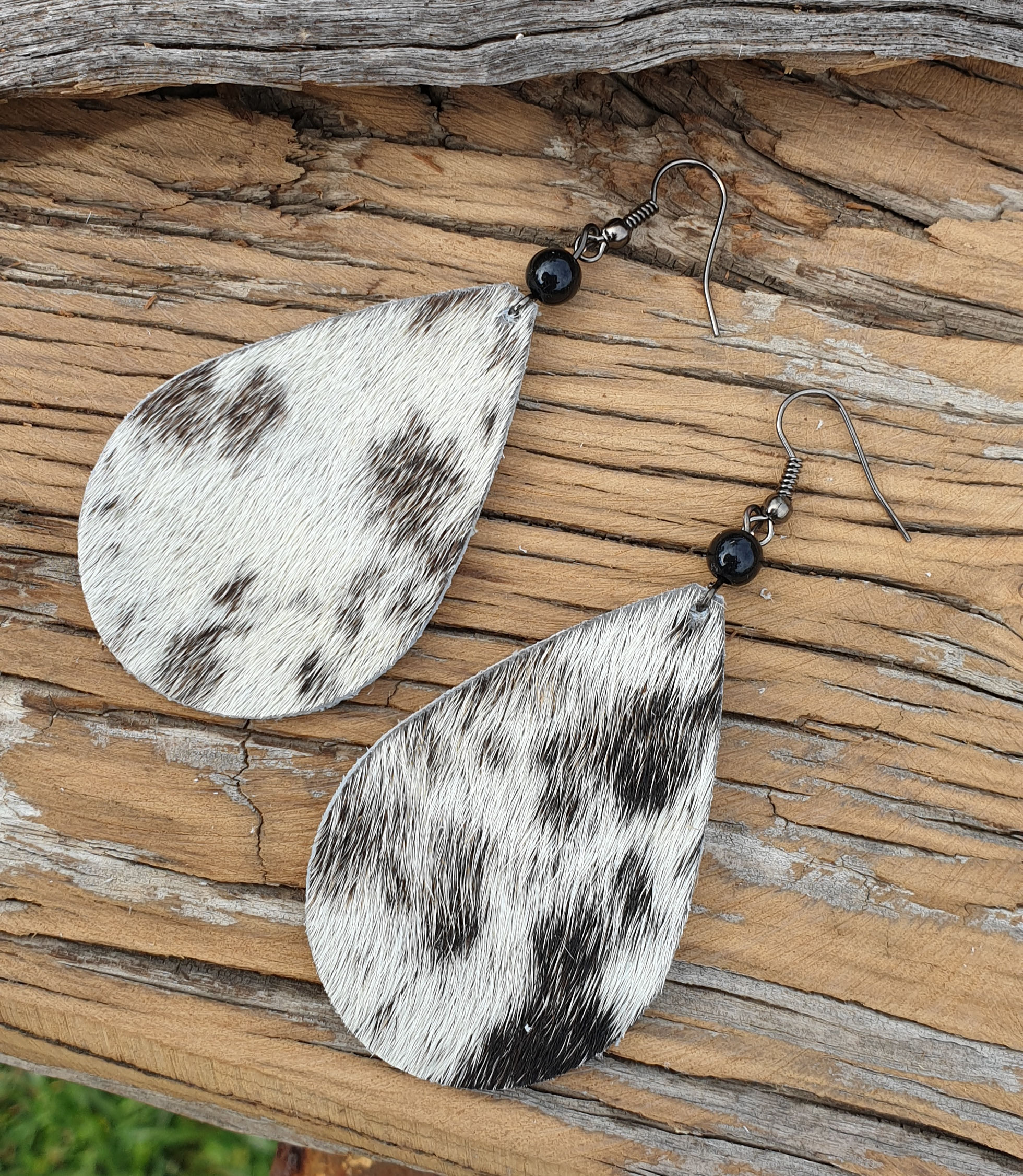 Cowhide Earrings