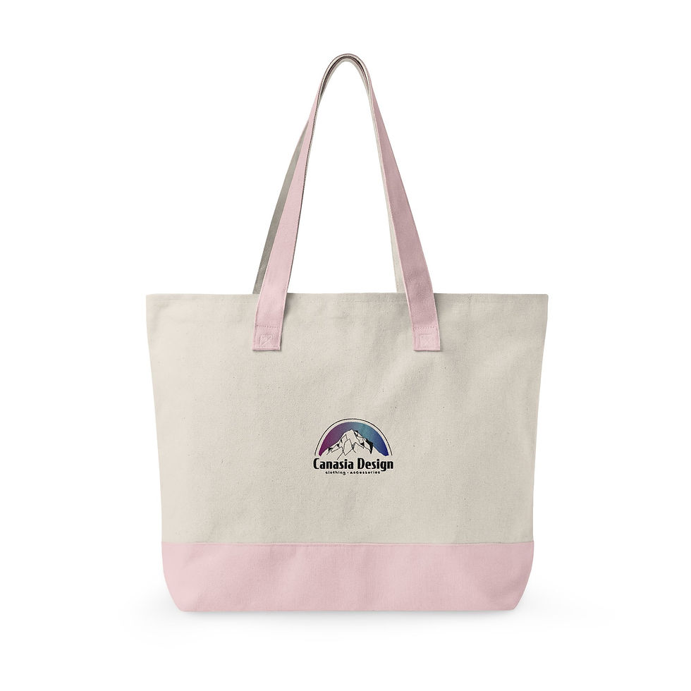 Thumbnail: Dingo - Zippered Canvas Tote Designed by Risa