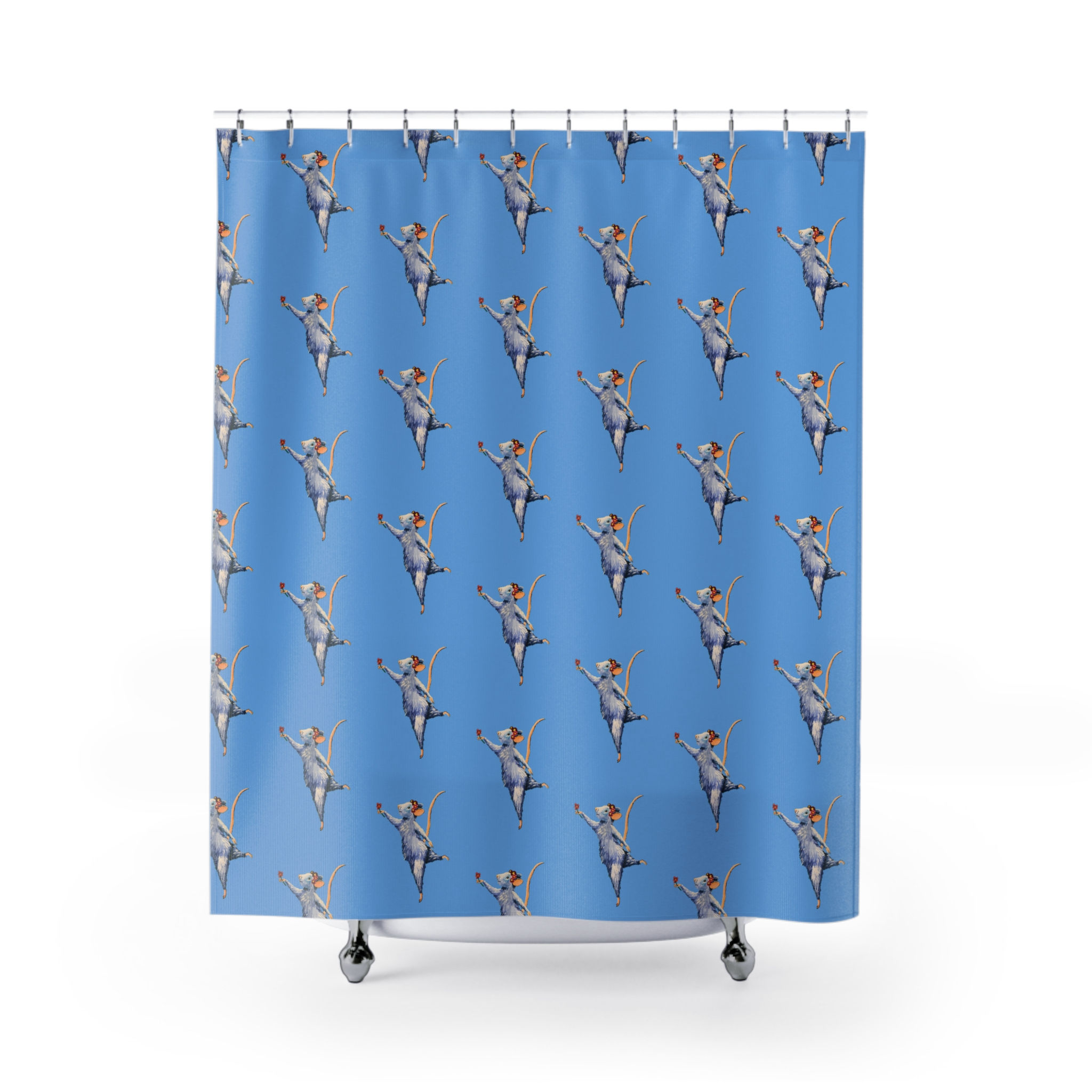 Dancing Mouse Shower Curtains Designed by Risa