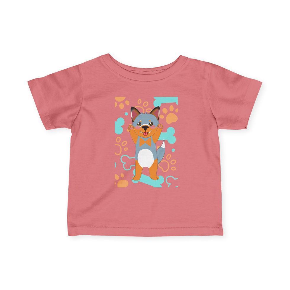 Thumbnail: Dingo Infant Fine Jersey Tee Designed by Risa