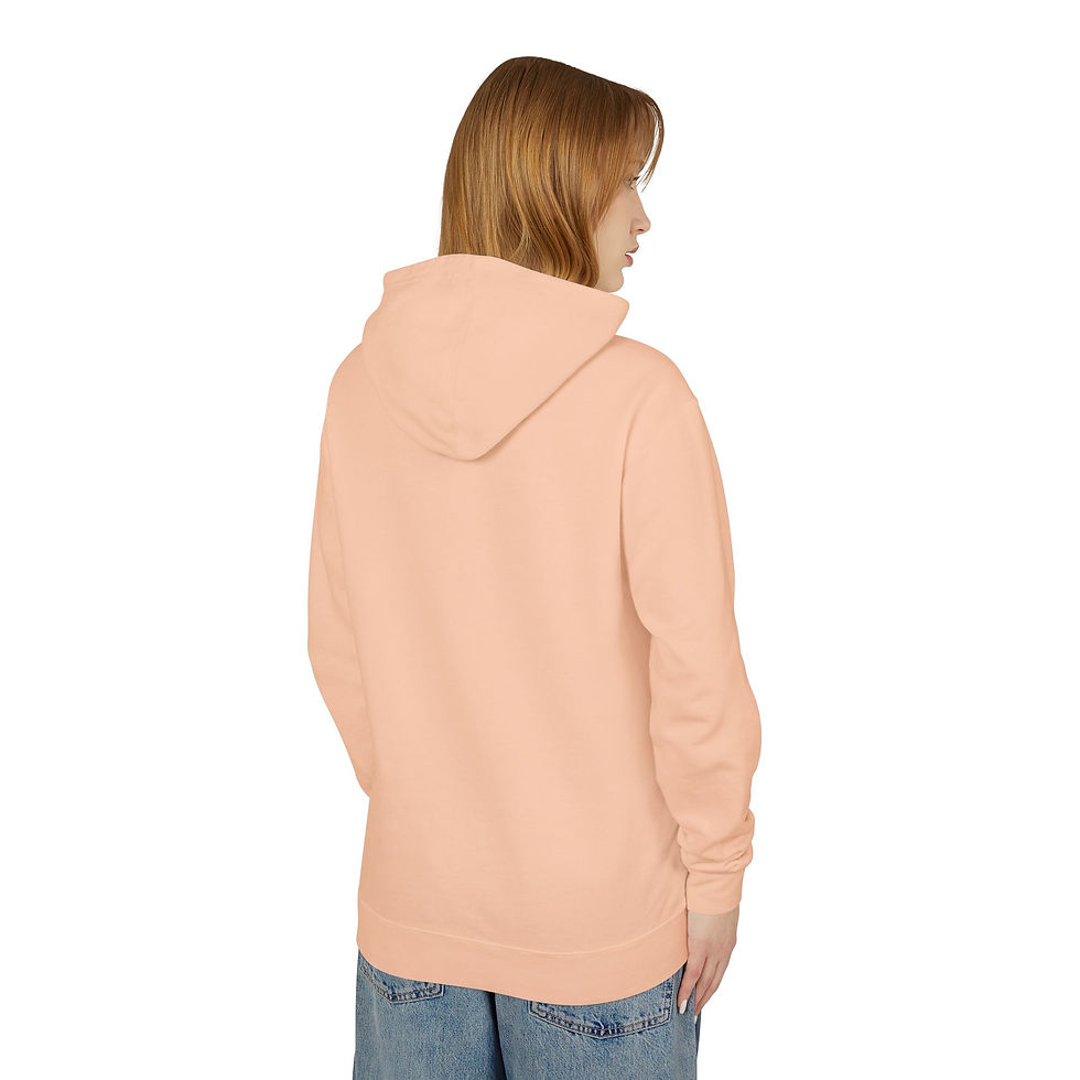 Thumbnail: Dingo - Unisex Lightweight Hooded Sweatshirt Designed by Risa