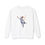 Thumbnail: Dancing Mouse Unisex Lightweight Crewneck Sweatshirt Designed by Risa 