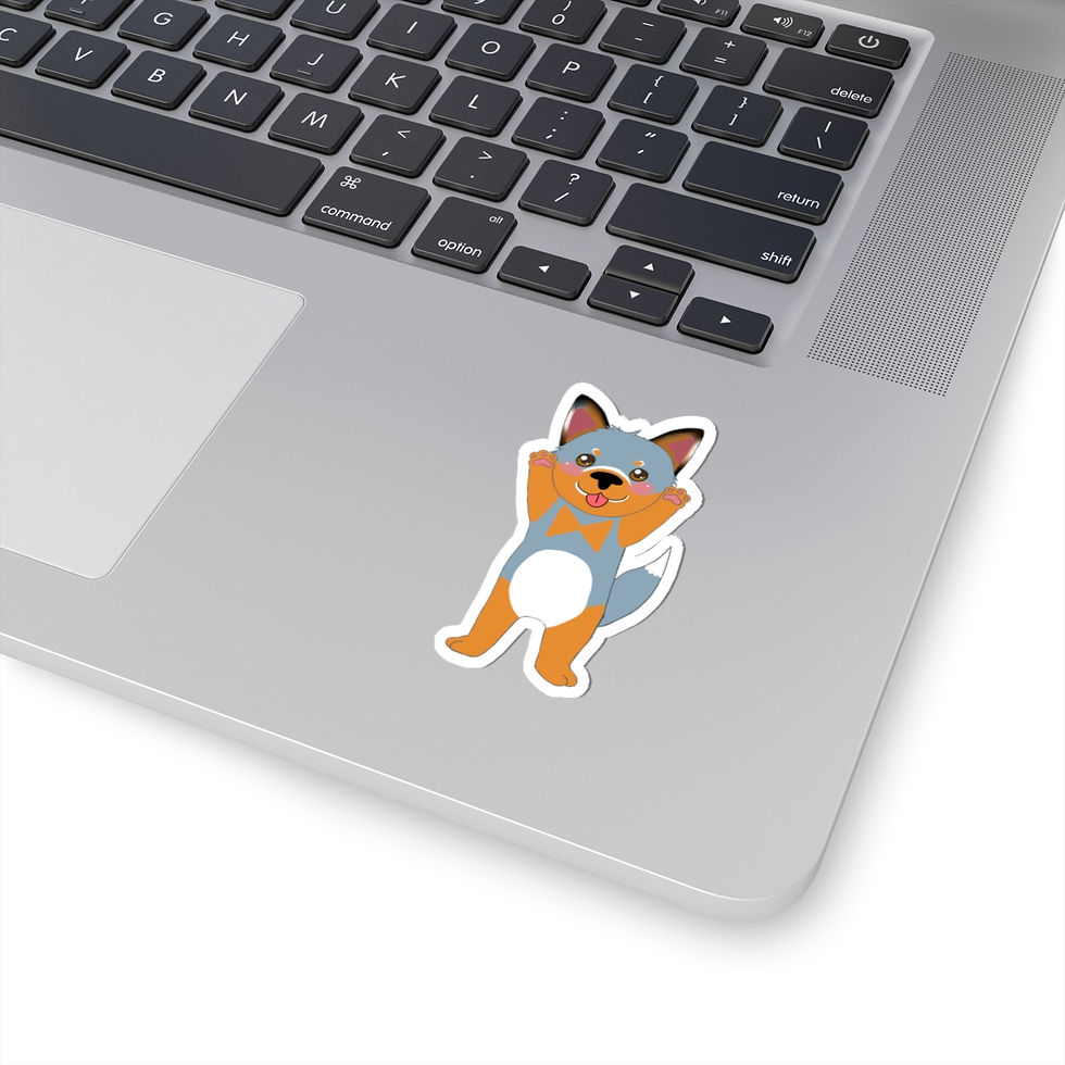 Thumbnail: Dingo - Kiss-Cut Stickers Designed by Risa