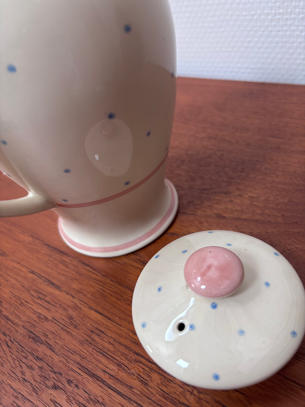 サムネイル： Susie Cooper スージークーパー Blue Dot ブルードット Water Jug ウォータージャグ