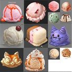 Crème glacée, desserts