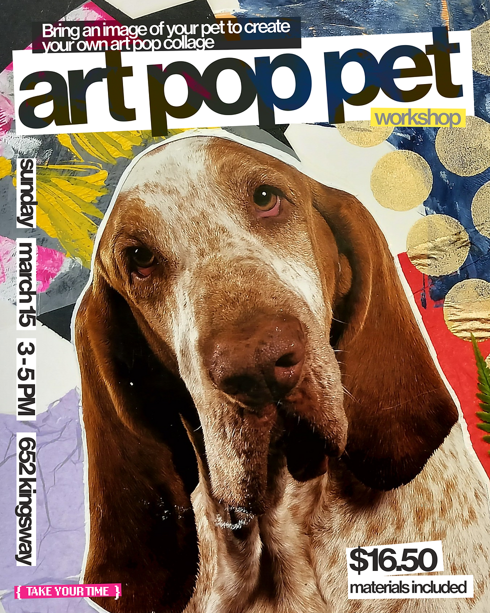 Art Pop Pet [Collage] Workshop 