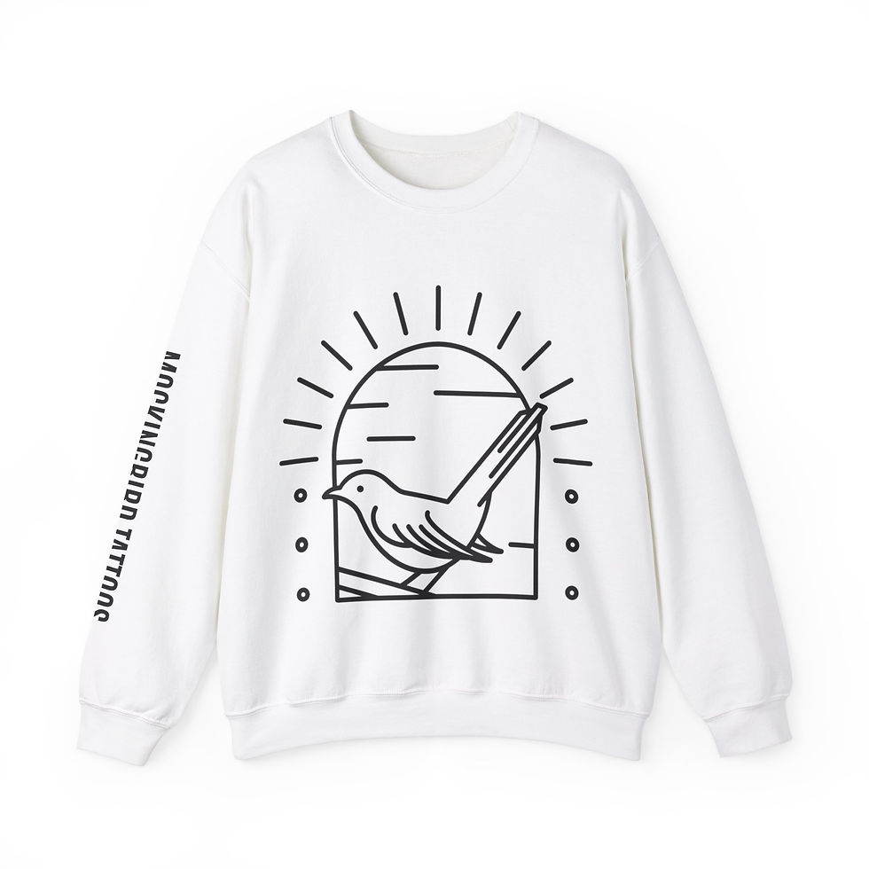Thumbnail: Mockingbird Tattoos Unisex Crewneck 