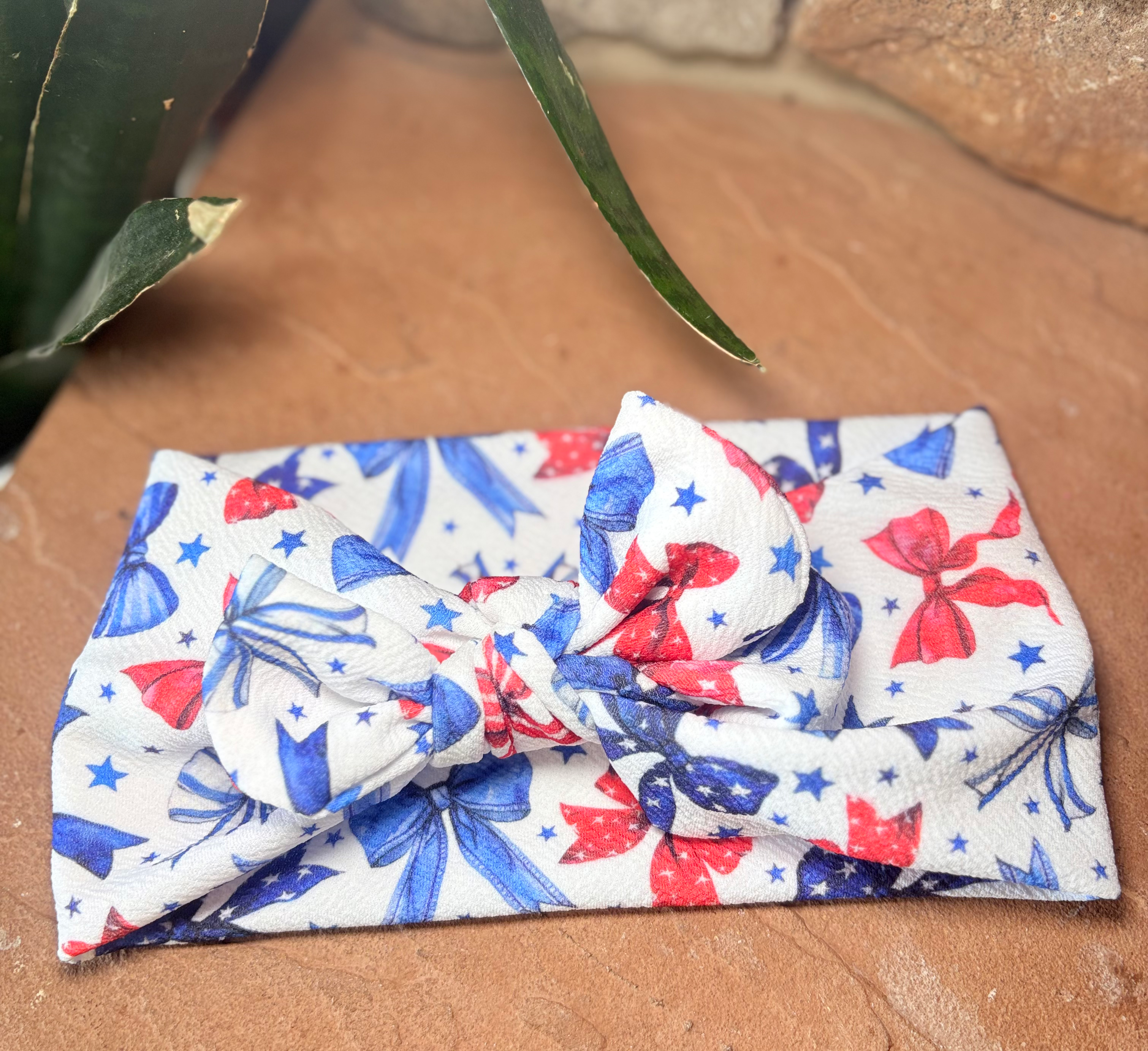Patriotic Bows-Liverpool Material