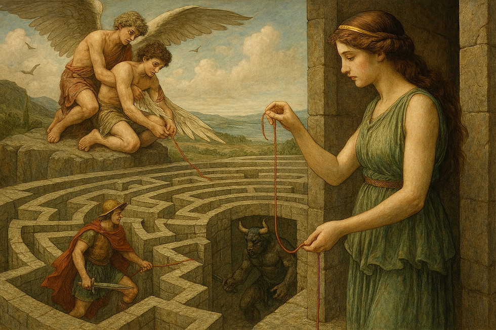 Of Gods or Monsters: A Short Poem While I Work on Emma Jean