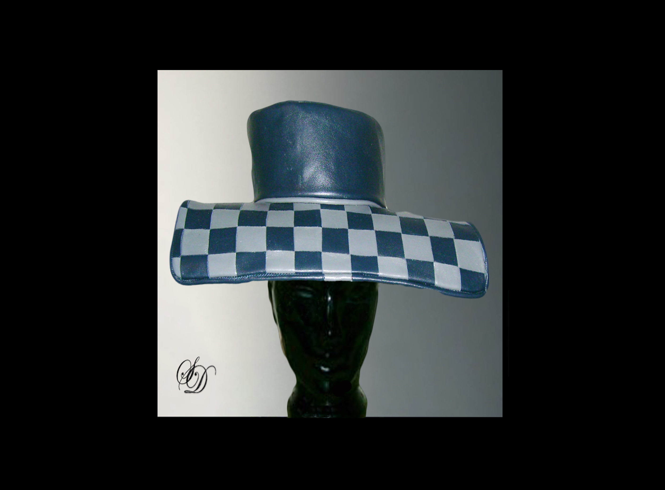 ASY Collection - Square Brim Checkerboard