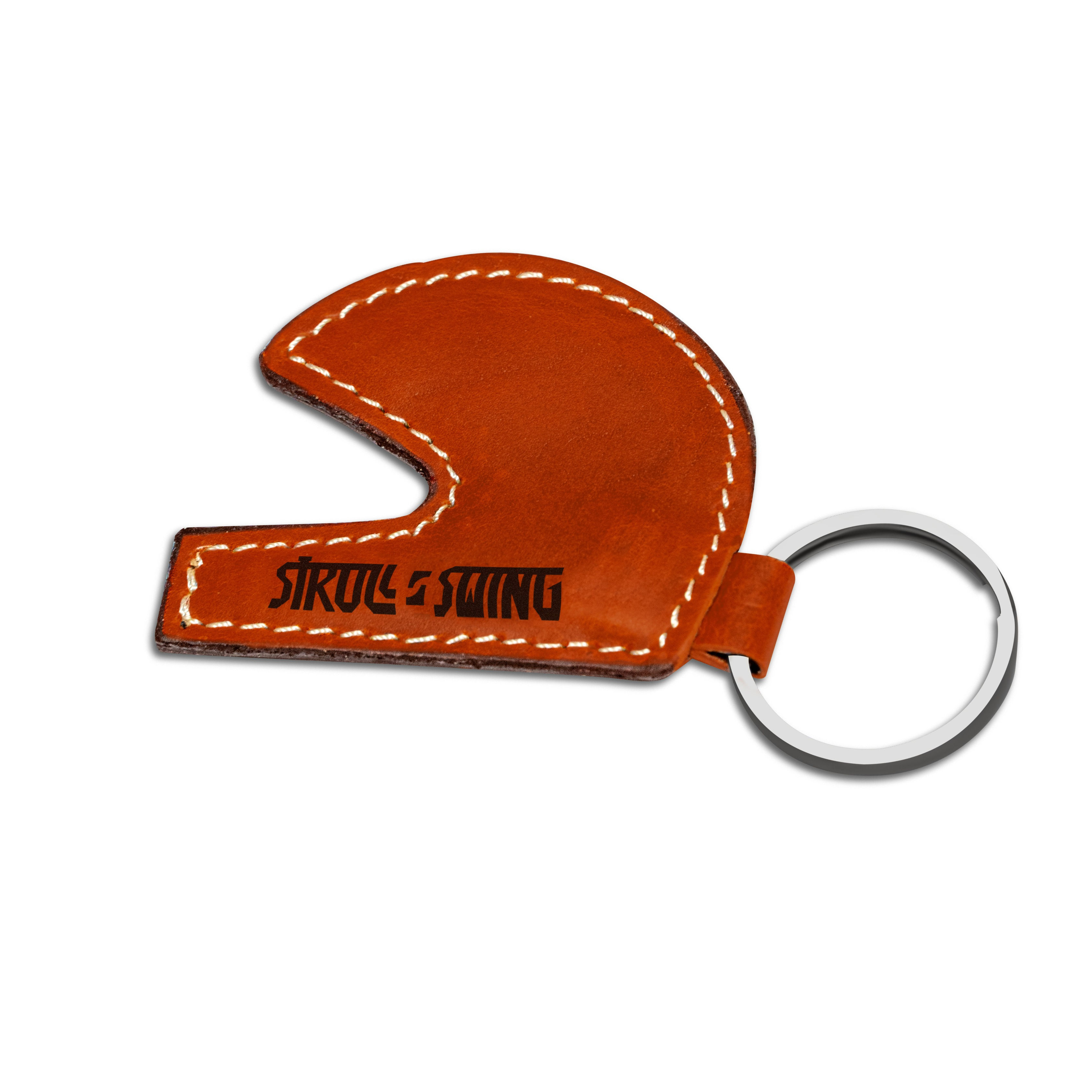 Helmet Keychain -Tan