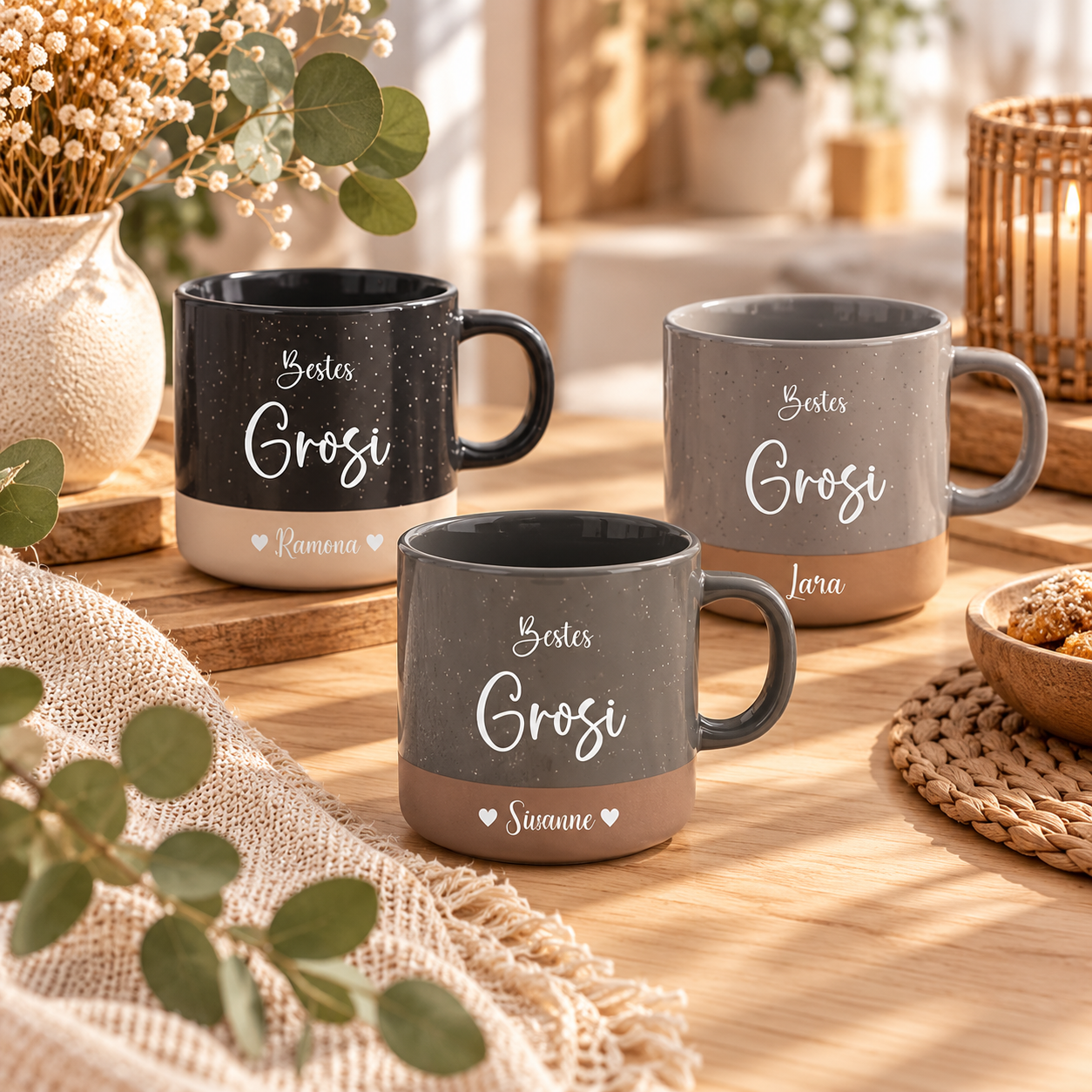 Personalisierter MUG „Bestes Grosi“ – Ein liebevolles Dankeschön – in 6 Farben