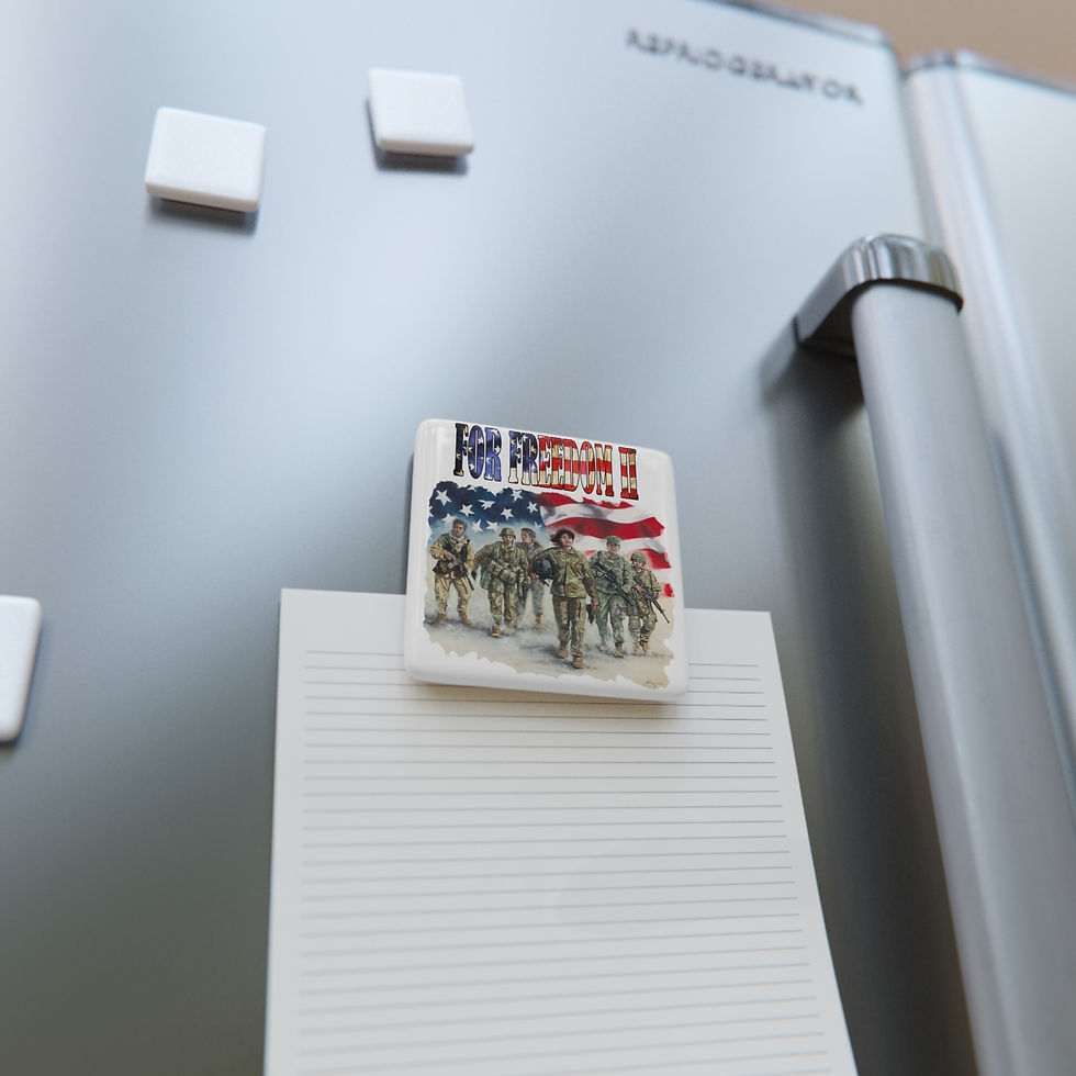 Thumbnail: Porcelain Magnet - Women in Military Service Tribute
