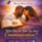 Marriage Ministry: What Does the Bible Say About Communication