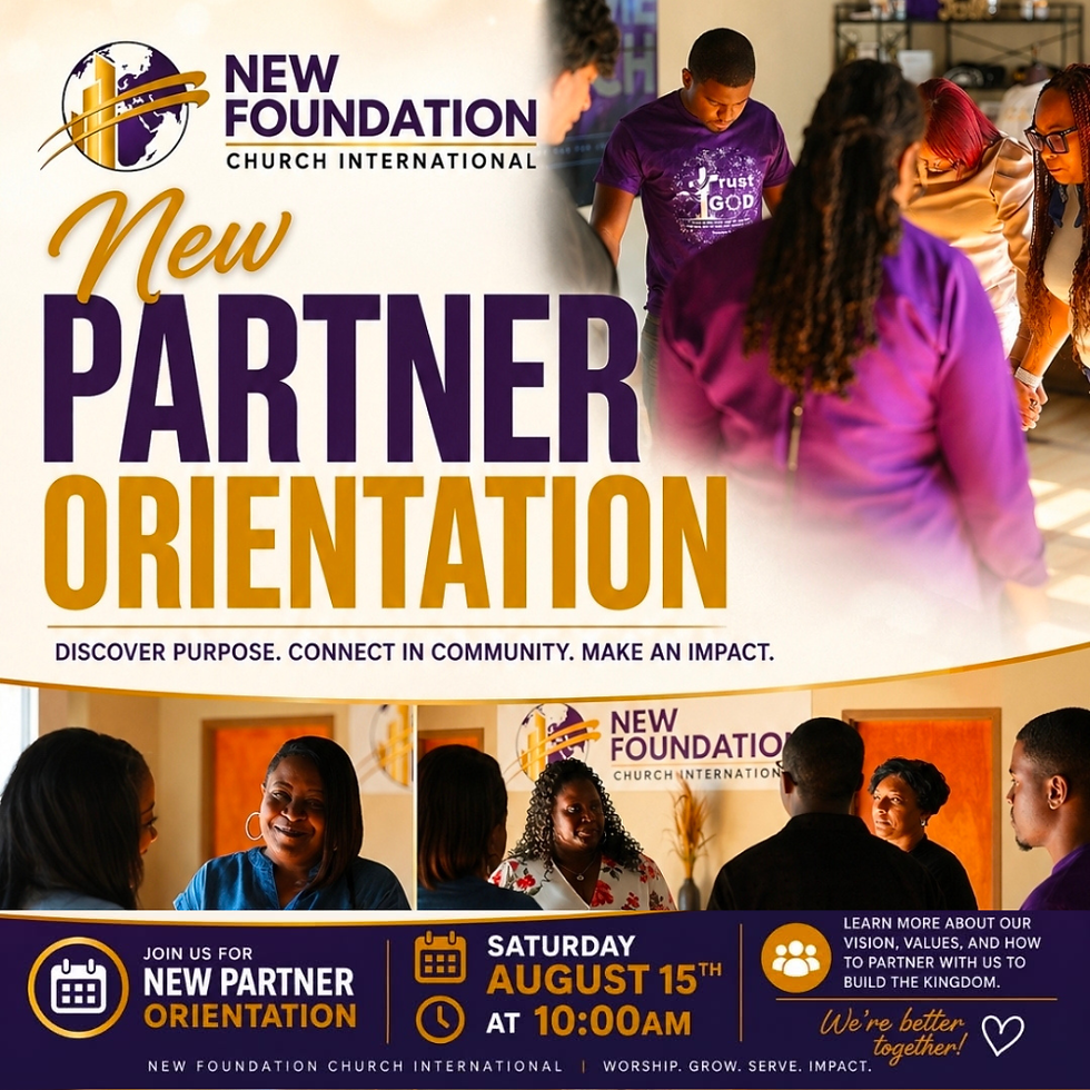 New Partners Orientation
