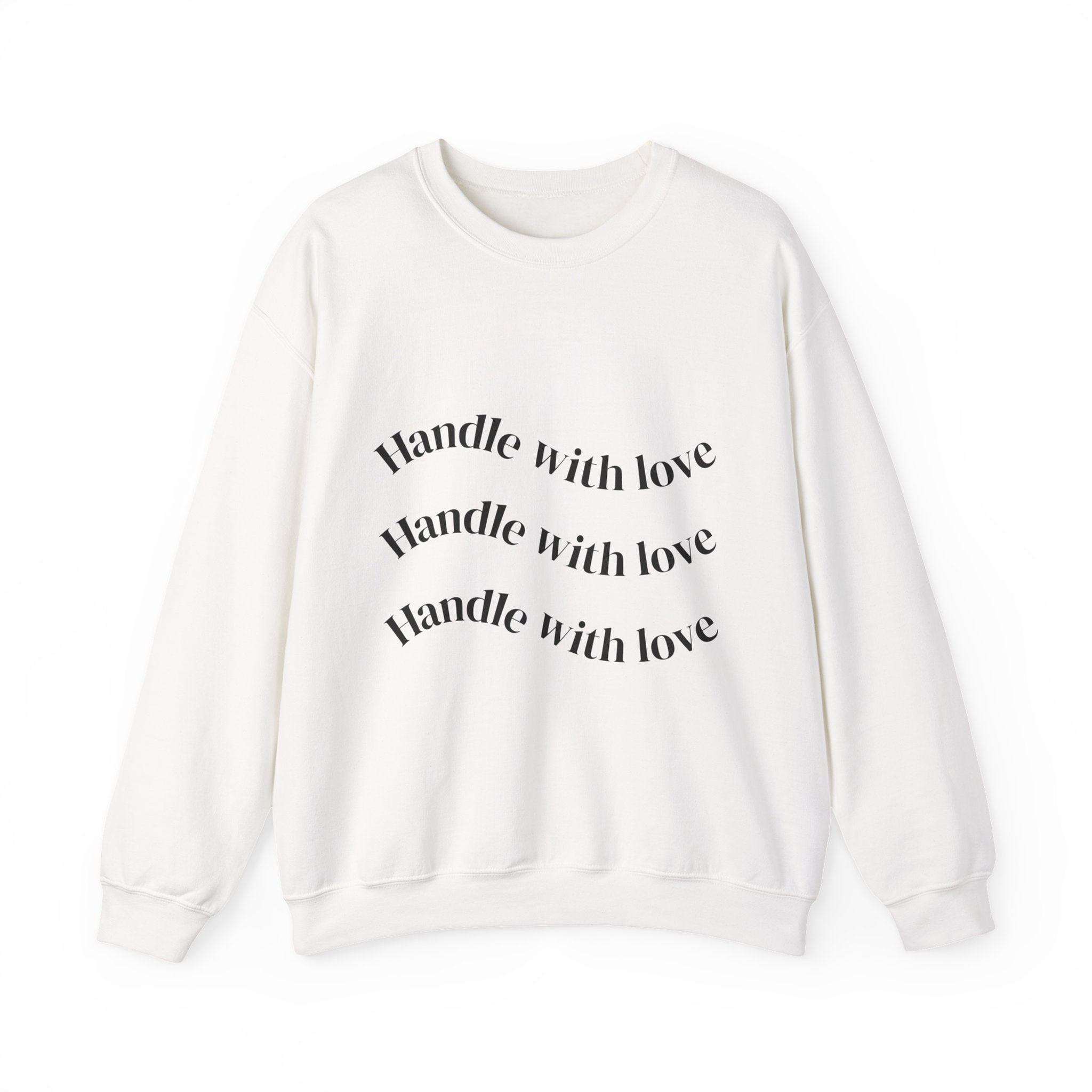 Handle With Love - Unisex Heavy Blend™ Crewneck Sweatshirt