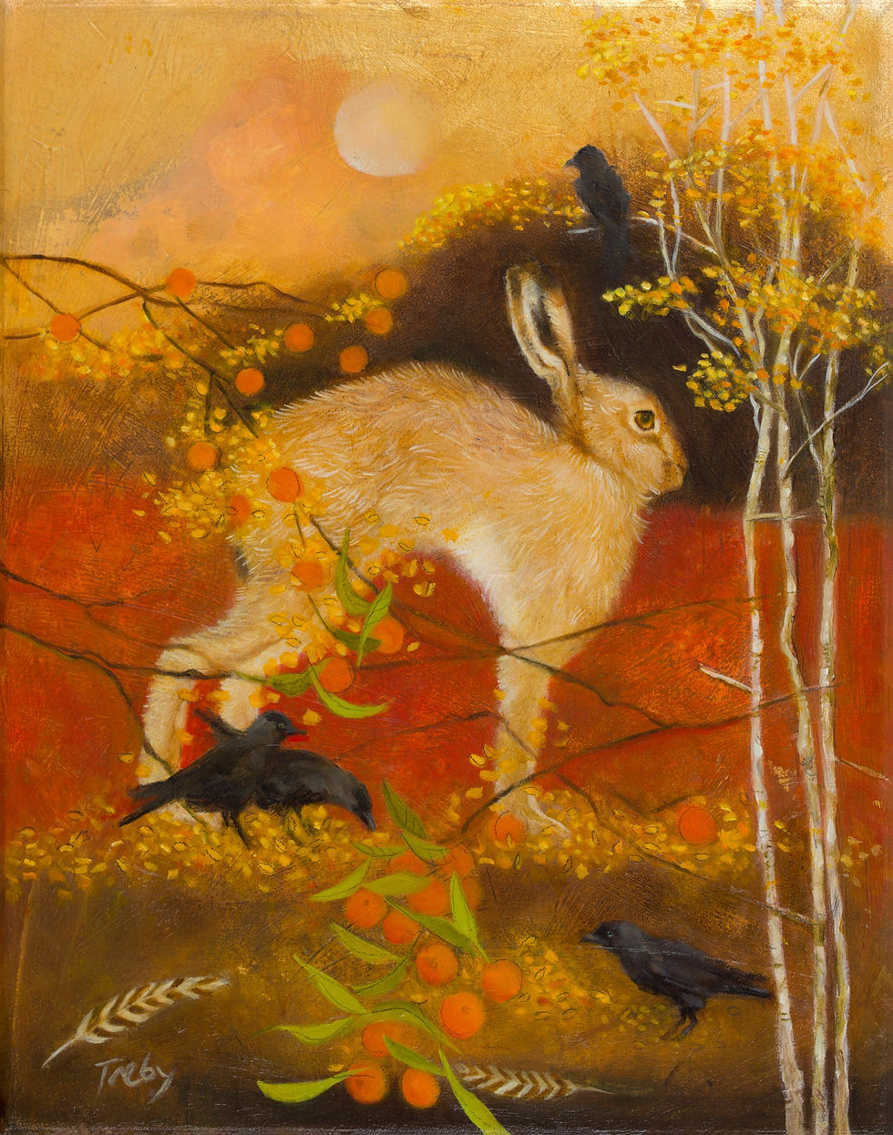 The Golden Moon - Print