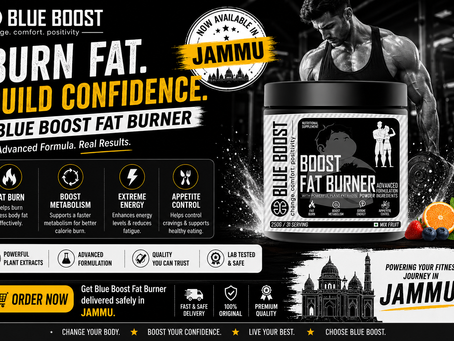 Blue Boost BOOST FAT BURNER in Jammu – Advanced Formula for Active Weight Management