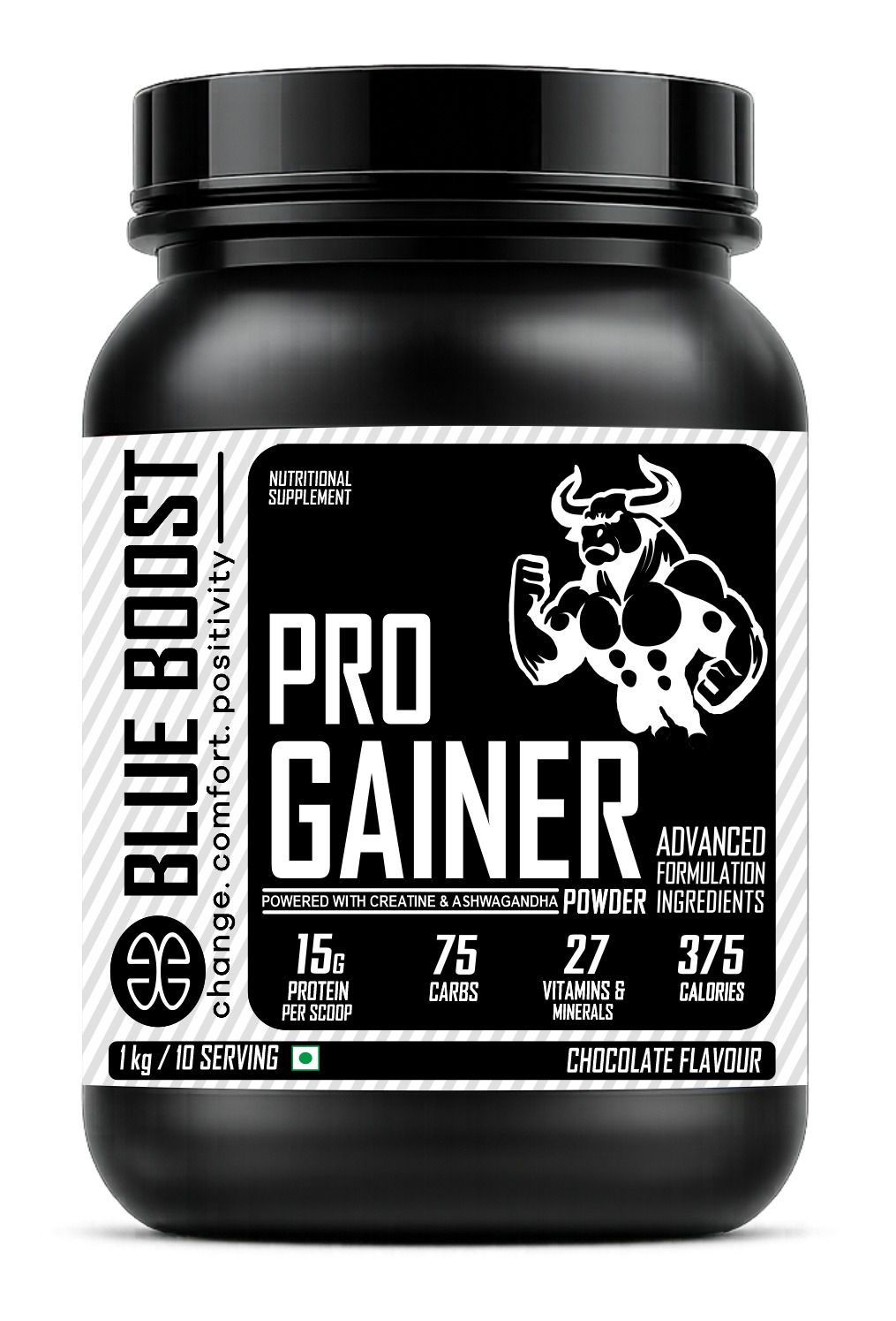 PRO GAINER 1KG ( CHOCOLATE FLAVOUR )