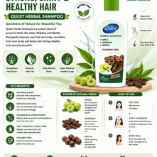 Quest Herbal Shampoo: Daily Care for Soft, Smooth, and Strong Hair