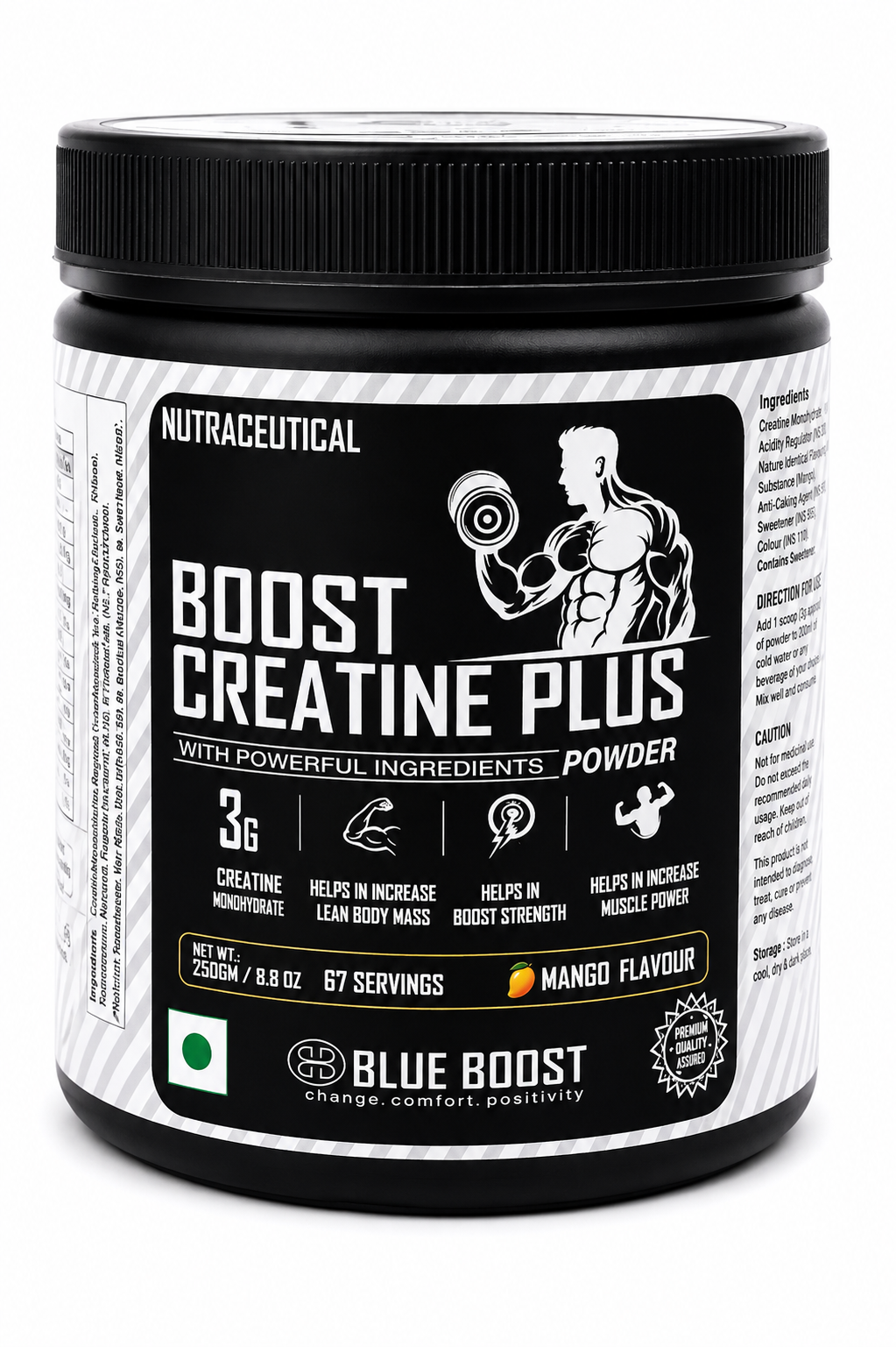 BOOST CREATINE PLUS - MANGO FLAVOUR - 250GM