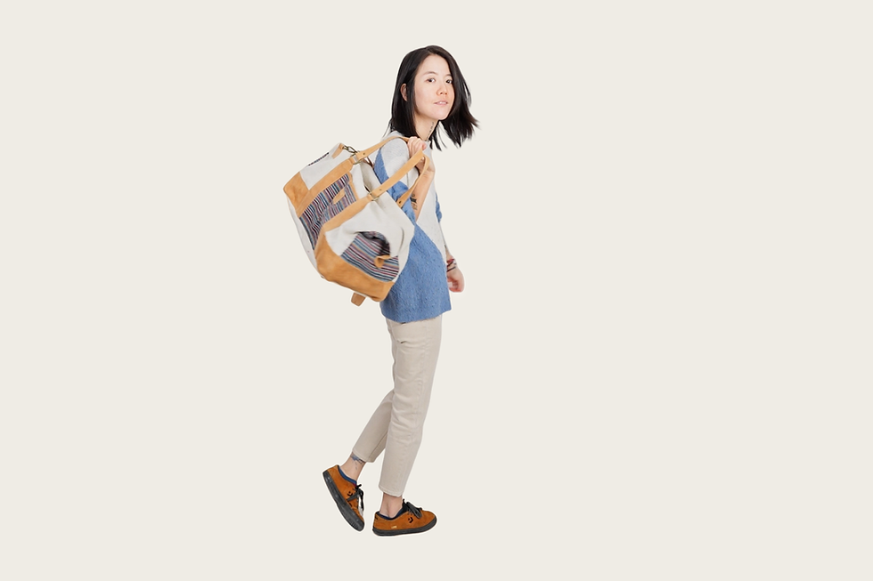 Thumbnail: Woven Large Travel Duffle