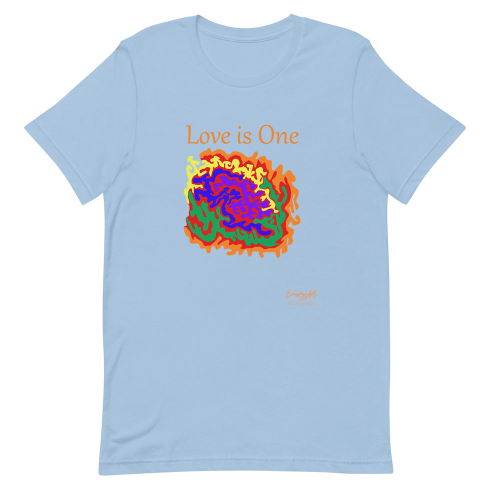 Thumbnail: Love is One Bella Short-Sleeve Unisex T-Shirt