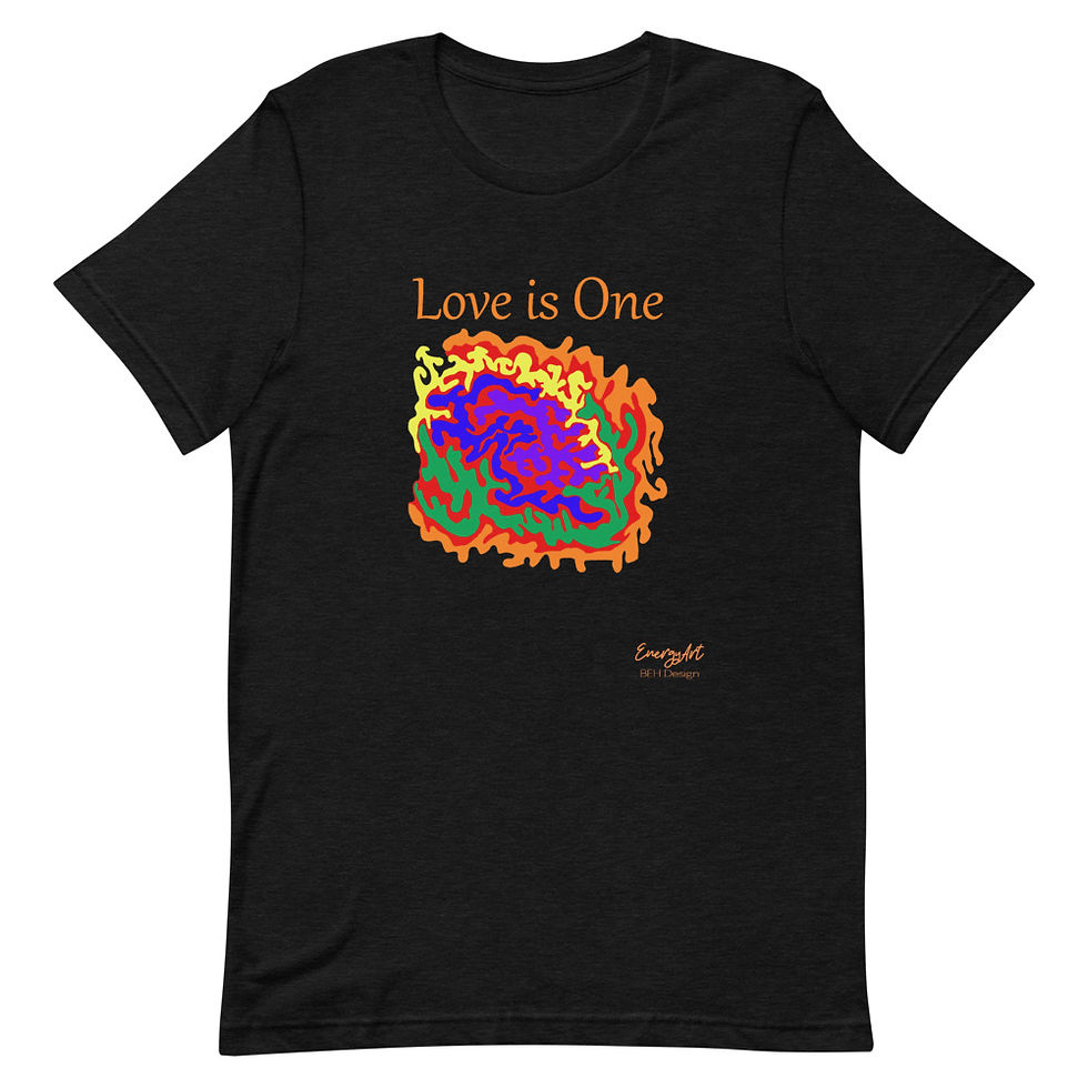 Thumbnail: Love is One Bella Short-Sleeve Unisex T-Shirt