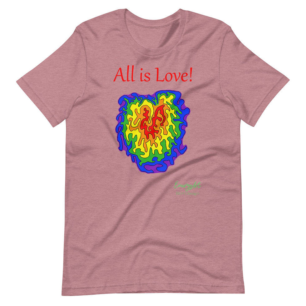 Thumbnail: All is Love Bella Short-Sleeve Unisex T-Shirt