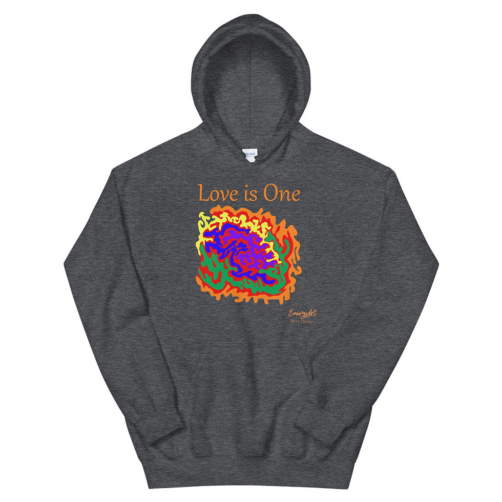 Thumbnail: Love is One Unisex Hoodie